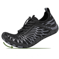 Stepnara shoe with a modest forefoot movement cue